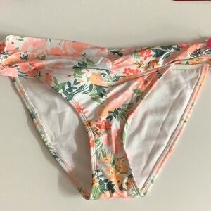 Xhilaration Size Small Floral Cheeky Bikini Bottom New With Tags